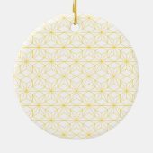 Goldene Sterne Keramisch Ornament (Achterkant)