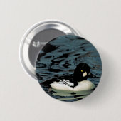 Goldeneye Duck Ronde Button 5,7 Cm (Voorkant /achterkant)