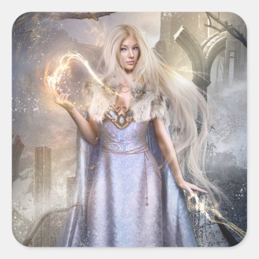 Goldenmark Epic Fantasy Art Sticker (Voorkant)