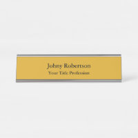 Goldenrod kleur Plain Elegant Professioneel Modern