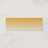 Goldenrod Metallic Visitekaartje (Achterkant)