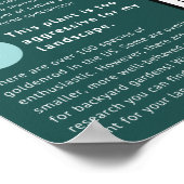 Goldenrod Misconceptions and Facts Blue Theme Poster (Hoek)