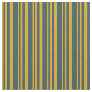 Goldenrode en donkergrijs patroon van stripes stof