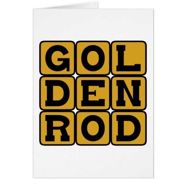 Goldenrode, kleur (Voorkant)
