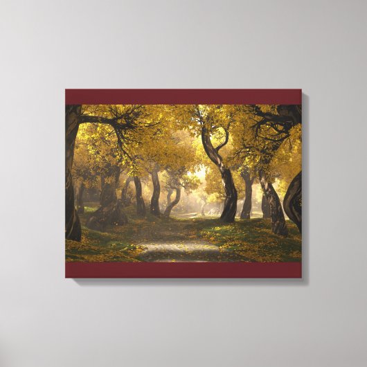 Goldenwalk Canvas Print (Voorkant)