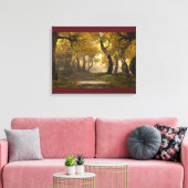 Goldenwalk Canvas Print (Insitu (Woonkamer))