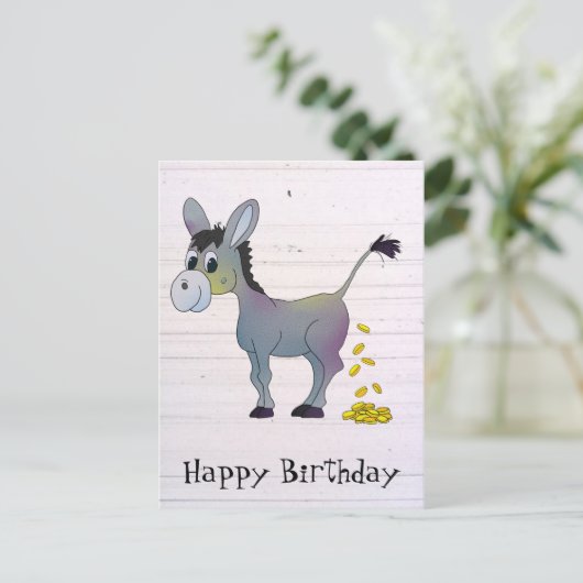 Goldesel Briefkaart (Staand voorkant)