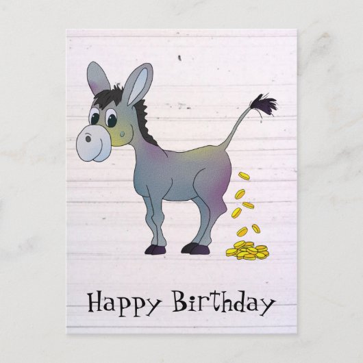 Goldesel Briefkaart (Voorkant)