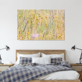 Goldfield en gras canvas afdruk (Insitu (Slaapkamer))