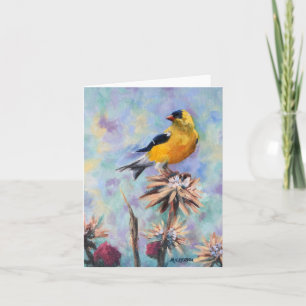 Goldfinch Bird Fine Art Alle gelegenheden Kaart
