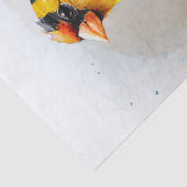 Goldfinch Bird Waterverf Tissuepapier (Detail)