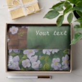 Goldfinch Birds & Apple Blossom Flowers Tissuepapier (Geschenk)