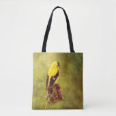Goldfinch Designer All-Over-Print Handbag Draagtas (Voorkant)