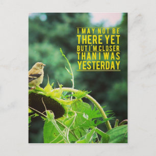 Goldfinch dichter dan ik gisteren was briefkaart
