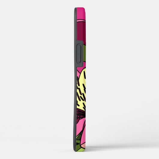 Goldfinch en Bloemen Case-Mate iPhone Case (Achterkant / Rechts)