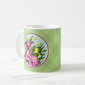 Goldfinch et Mugs de fleurs (Devant gauche)