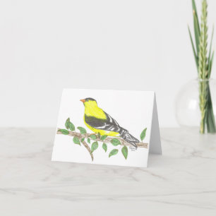 Goldfinch Inspirerend Note Kaart