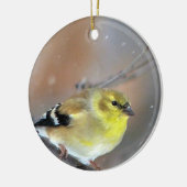 Goldfinch Keramisch Ornament (Links)
