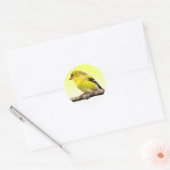 Goldfinch Ronde Sticker (Envelop)