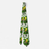 Goldfinch schilderen - Kute Original Dog Art Stropdas (Achterkant)