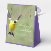 Goldfinch Spring Garden Wedding Bedankdoosjes (Achterkant)