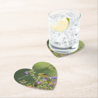 Goldfinch Spring Garden Wedding Kartonnen Onderzetters