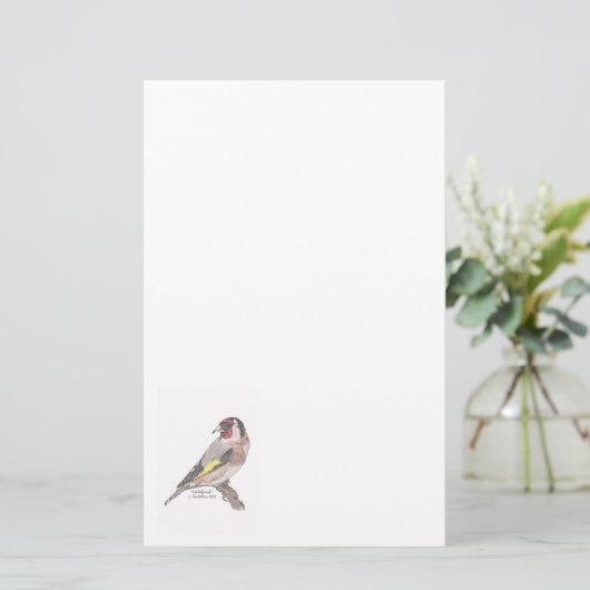 Goldfinch Stationery Briefpapier (Staand voorkant)
