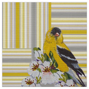 Goldfinch Stripes Fabric Stof
