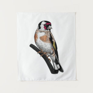 Goldfinch tekening wandkleed