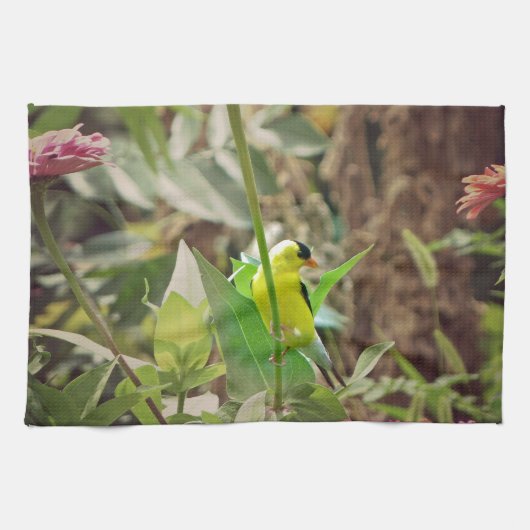 Goldfinch Theedoek (Horizontaal)