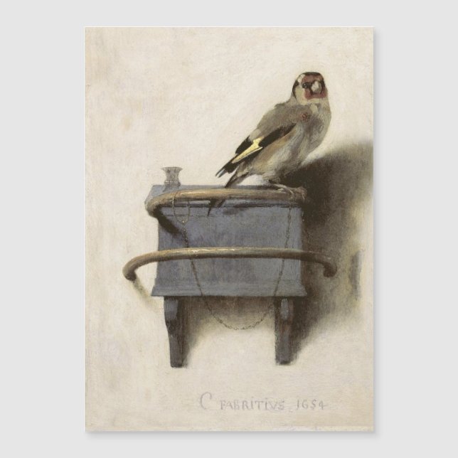 Goldfinch van Carel Fabritius (Voorkant)
