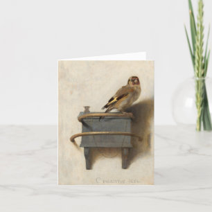 Goldfinch van Carel Fabritius Bedankkaart