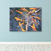 Goldfish 2010 canvas afdruk (Insitu (Houten vloer))