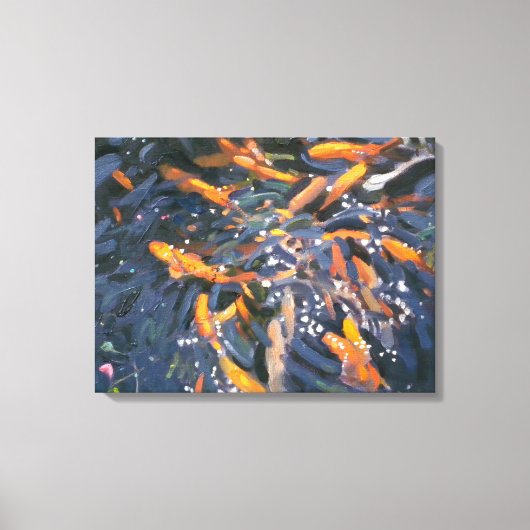 Goldfish 2010 canvas afdruk (Voorkant)