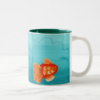 GOLDFISH A SWIMMING, GOLDFISH A SWIMMING, GOLDF... TWEEKLEURIGE KOFFIEMOK