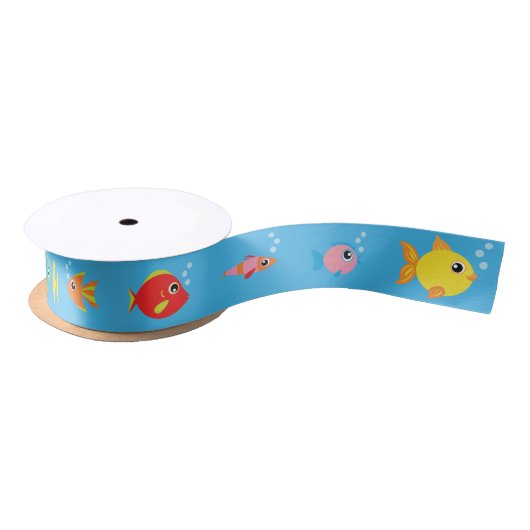 Goldfish Aquarium Ocean Animal Ribbon Lint (Spoel)