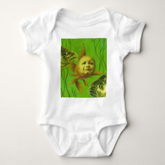 Goldfish Baby Mutant Design Romper (Voorkant)