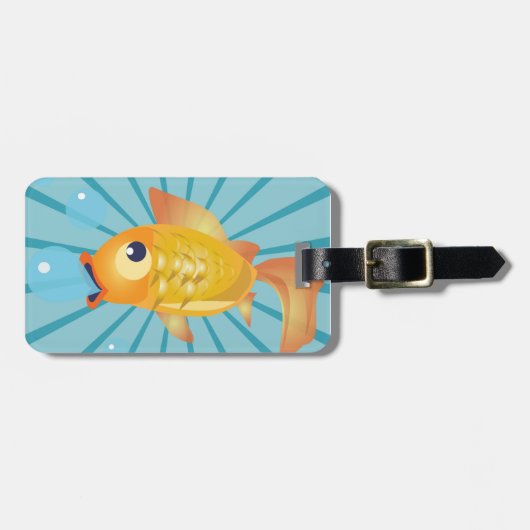 GOLDFISH BAGAGELABEL (Voorkant horizontaal)
