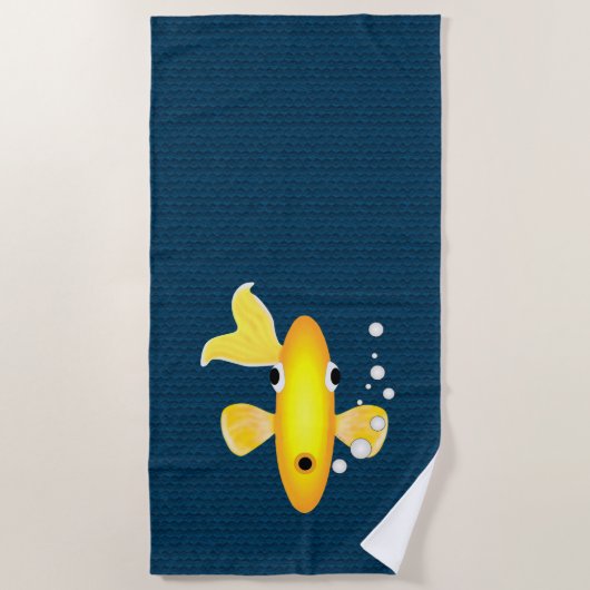 Goldfish Beach Towel Strandlaken (Voorkant)