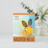 Goldfish Briefkaart (Staand voorkant)