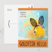 Goldfish Briefkaart (Voorkant / Achterkant)