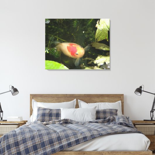 Goldfish Canvas Print (Insitu (Slaapkamer))