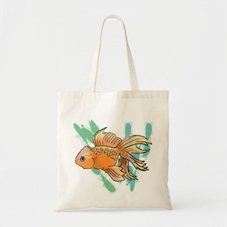 Goldfish canvas tas