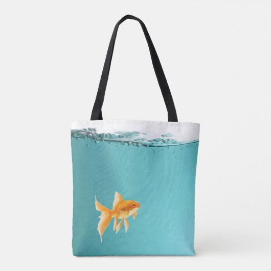 Goldfish Canvas tas All-over Print (Achterkant)