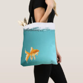 Goldfish Canvas tas All-over Print (Dichtbij)