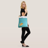 Goldfish Canvas tas All-over Print (Op model)