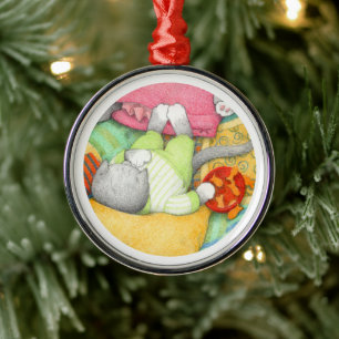 GOLDFISH CRACKERS KAT Premium Rond Ornament