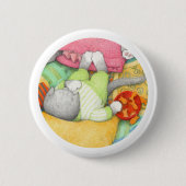 GOLDFISH CRACKERS KAT Ronde Button (Voorkant)