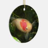 Goldfish Custom Birthday Keramisch Ornament (Rechts)
