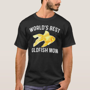 Goldfish for Mam Women Gold zoetwater Fish Pet T-shirt